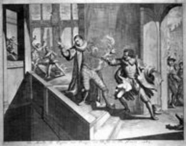 Willem van Oranje wordt vermoord