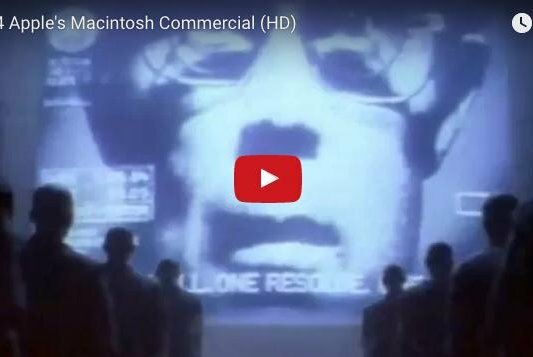 Macintosh and the iconic comercial