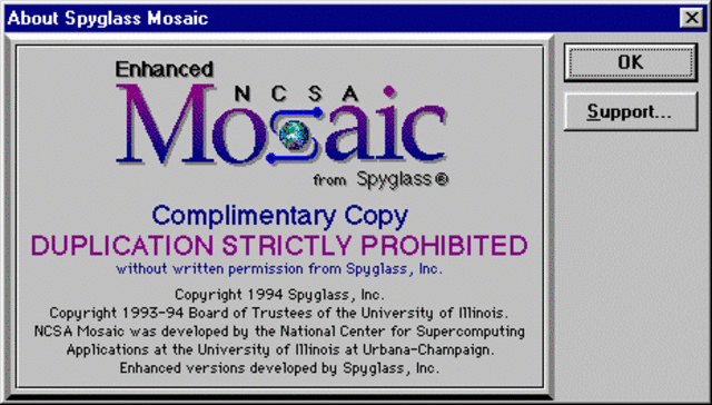 NCSA Mosaic  — это первый веб-браузер под операционную систему Microsoft Windows с графическим интерфейсом пользователя.  Основными разработчиками браузера были Марк Андрессен и Эрик Бина.