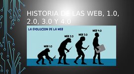 Timeline: Evolución y transformación de la Web 1.0 hasta la Web 4.0