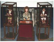 Le dessinateur, la musicienne et l'écrivain de Jaquet-Droz