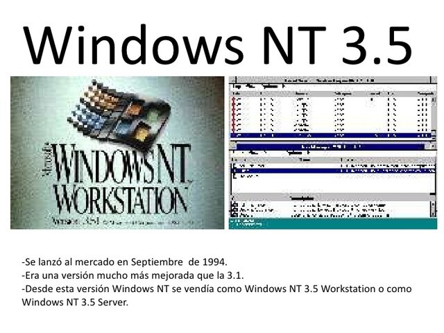 Windows Server NT 3.5