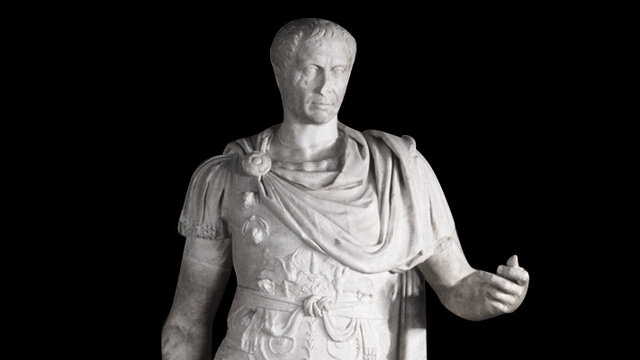 Assassinio di Giulio Cesare e lettura del suo testamento