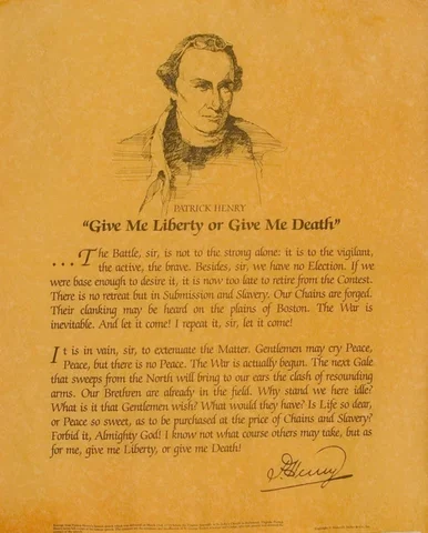 Patrick Henry's Speech