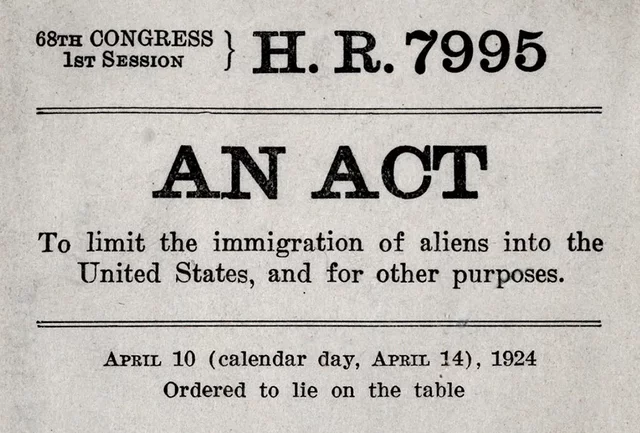 Immigration Act of 1924
