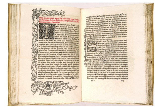 Primer libro impreso en Inglés