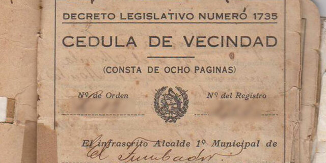 Cédula de Vecindad