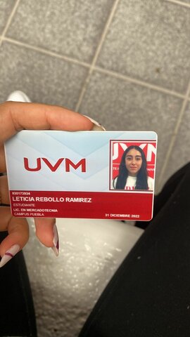 Credencial de la UVM