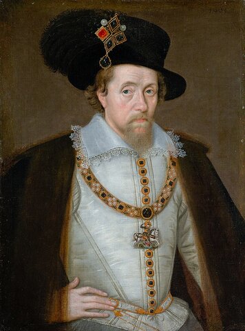 King James VI of Scotland crowned as King James I of England