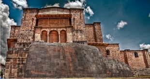 Incas build roads, temples and towers.