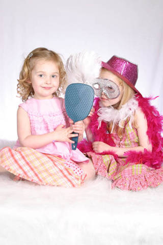 Played dress up all the time