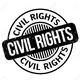 83799892 civil rights rubber stamp
