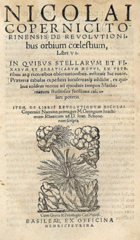 Significant Book: On the Revolutions of Heavenly Spheres by Nicolaus Copernicus