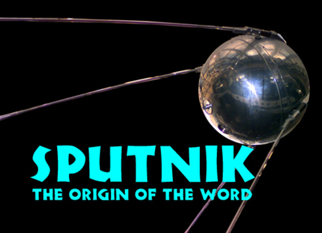 Sputnik is launched, starts the Space Race