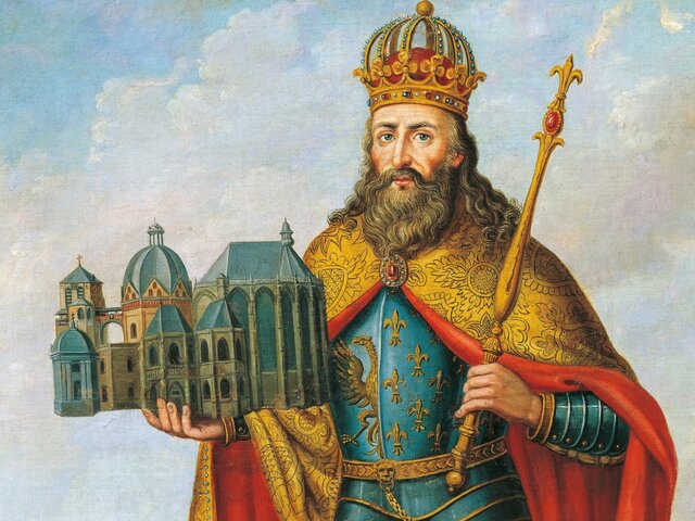 Charlemagne crowned the 1ˢᵗ Holy Roman Emperor