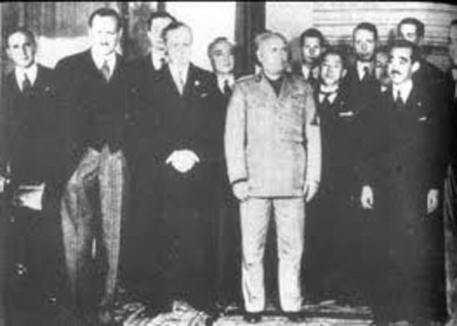 Signing of Berlin, Rome, and Tokyo Axis