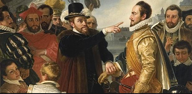 Comienzan los conflictos con los protestantes en los Países Bajos