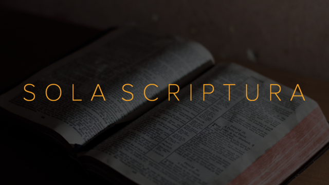 Sola Scriptura