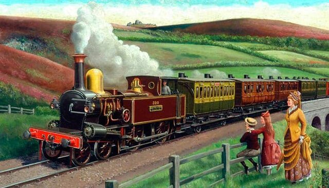 Primera locomotora de vapor