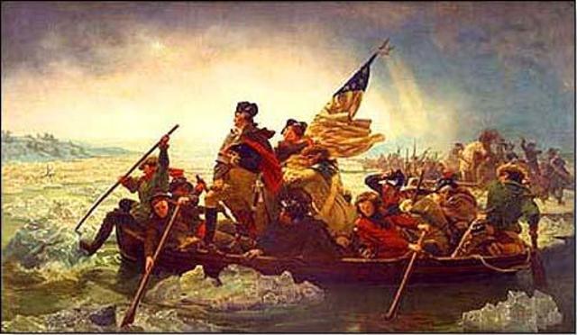 Washington Crosses the Delaware and captures Trenton