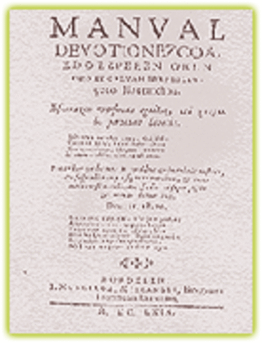 (Etxebarriren) Manuel debozionezkoa idatzi