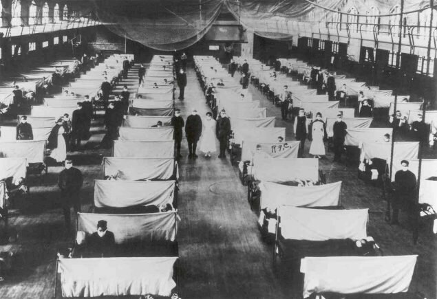 The Beginning of the Spanish Flu Epidemic