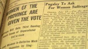 Women & The Right to Vote - The Beginning