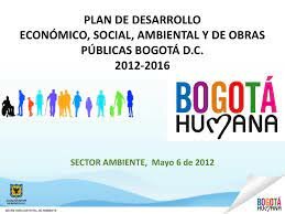 Plan de desarrollo Económico, Social y de Obras Publicas en Bogotá