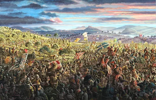 The battle of Bannockburn