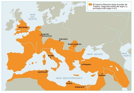 Màxima expansió de l'Imperi 117 d.C.