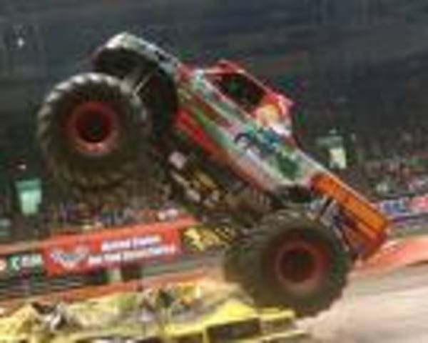 Performs in a monster truck rally