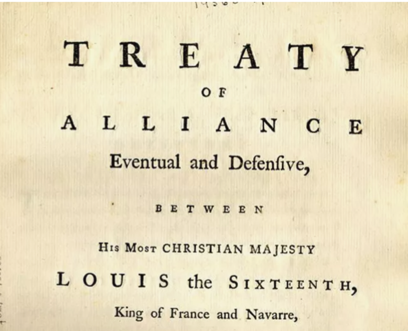 France and the United States form an alliance