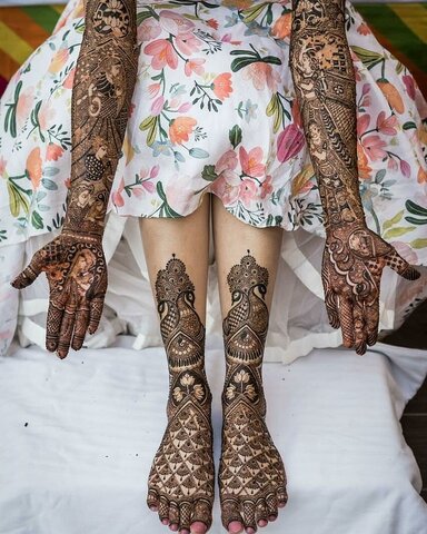 Mehendi/Henna traditions in Indian weddings