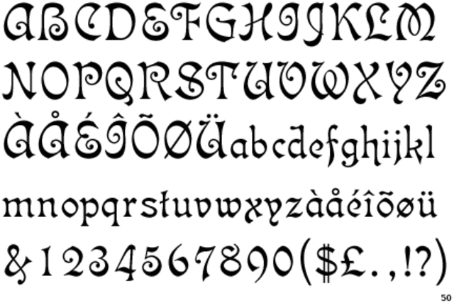 Tipografía Victoriana