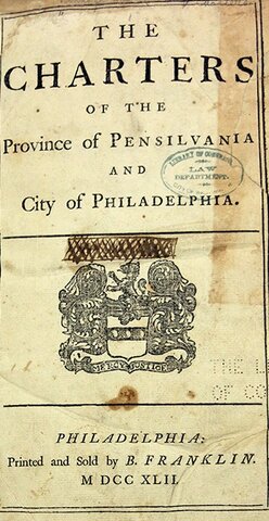 the Charter of Pennsylvania