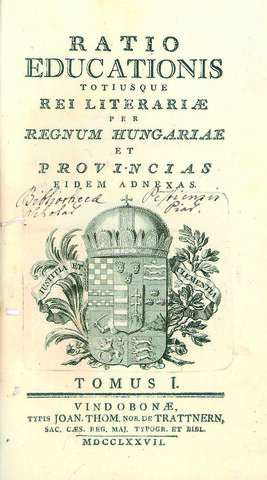 Ratio Educationis megjelenése