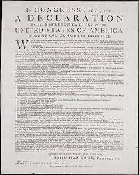 Declaració d'Independència dels 13 Estats Units