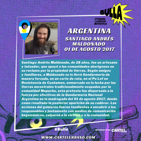 *ARGENTINA*  Santiago Maldonado