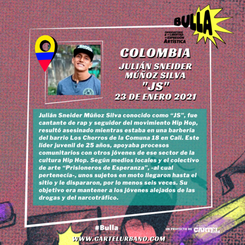 *COLOMBIA* Julián Sneider Múñoz Silva JS