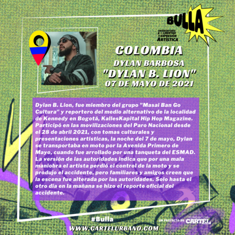 *COLOMBIA* Dylan Barbosa. DYLAN B. LION