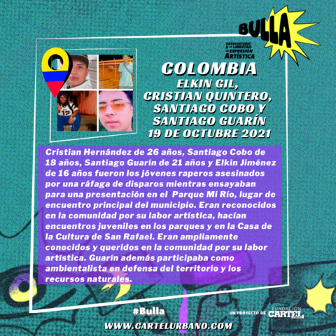 *COLOMBIA*Cristian Hernández , Santiago Cobo , Santiago Guarín y Elkin Jiménez