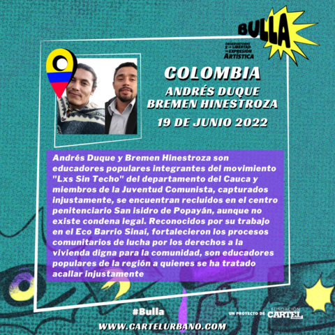 *COLOMBIA* Andrés Duque y Bremen Hinestroza