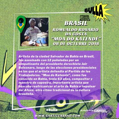 *BRASIL* Romualdo Rosario da Costa. MOA DO KATENDÉ