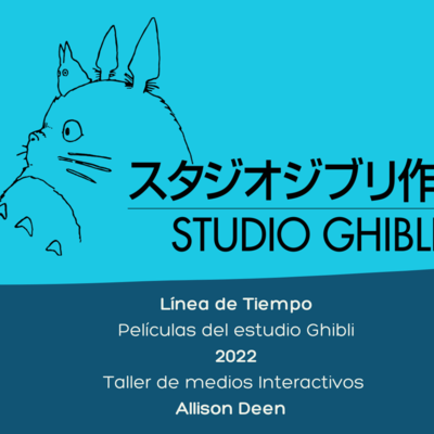 Timeline: Películas del Estudio Ghibli