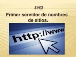 Primer servidor de nombres de sitios.