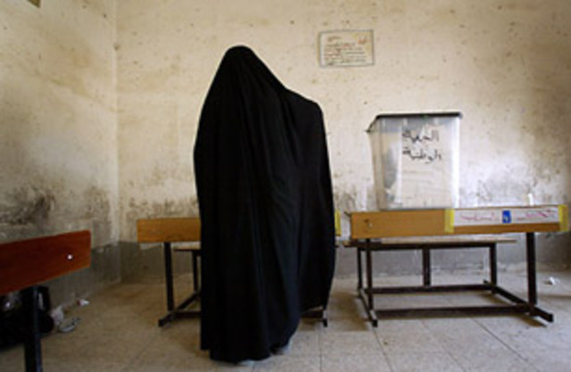 FIrst democratic election in Iraq in 50 years.