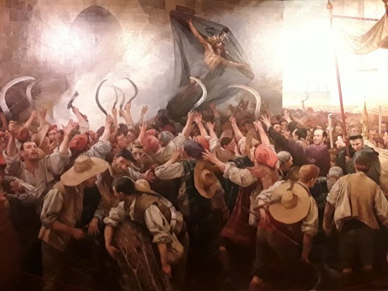 Levantamientos en Cataluña, (Corpus de Sangre), comienza la guerra de Cataluña. Rebelión en Portugal