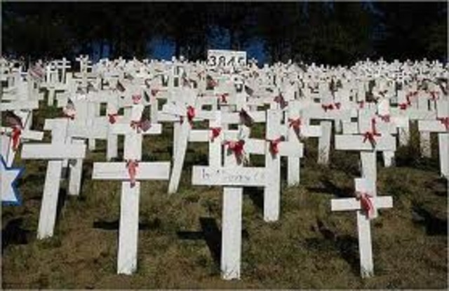 U.S. deaths reach 900 for the year.  The deadliest of all.