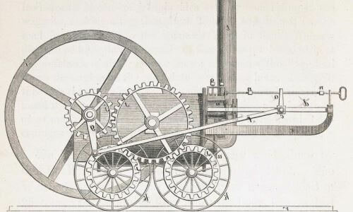 Primera locomotora de vapor