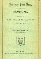 Awarded The Newdigate Prize